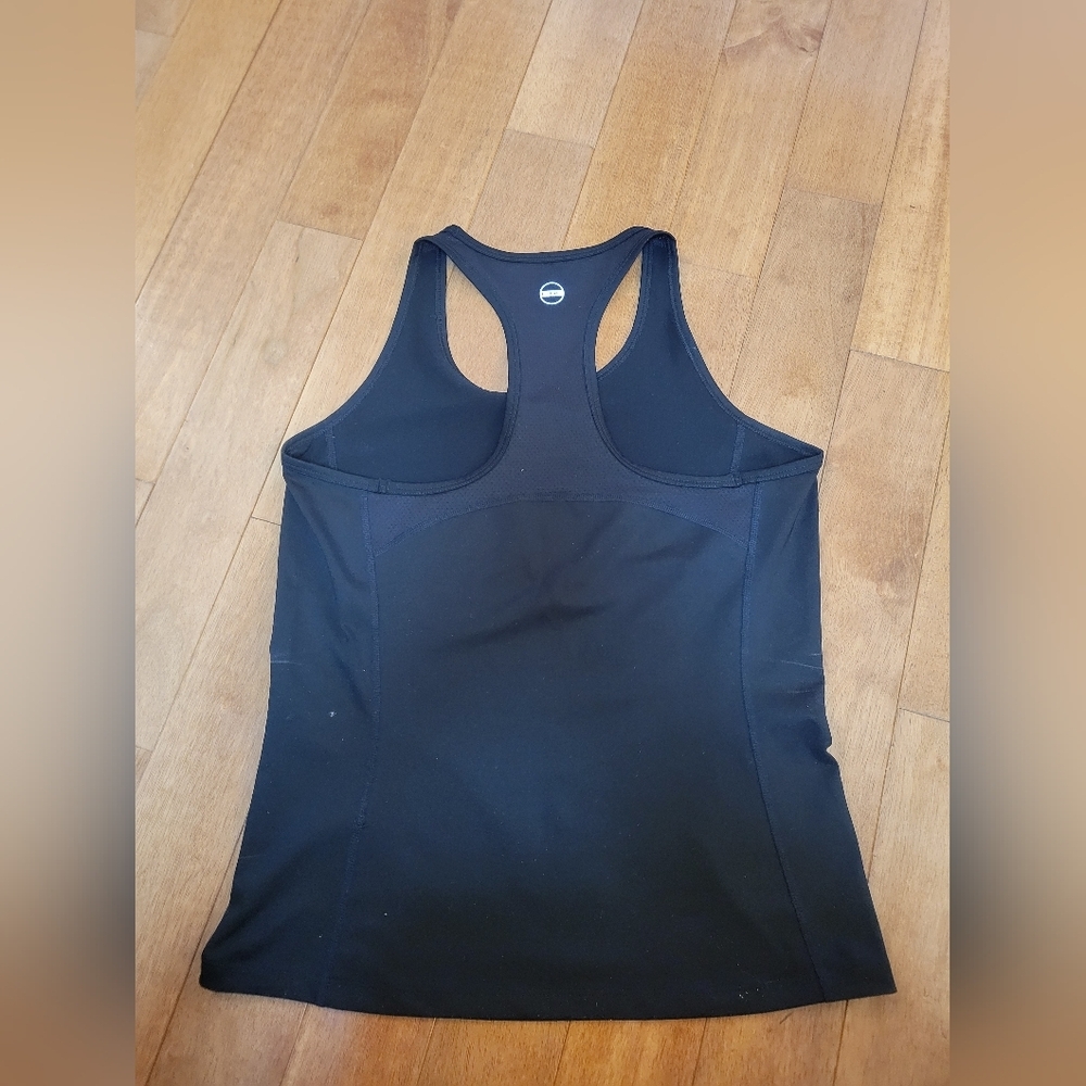 Lauren Ralph Lauren Black Racerback Active Tank Top S Athletic Golf Tennis - Picture 4 of 4